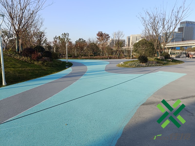 宁波西大河公园透水